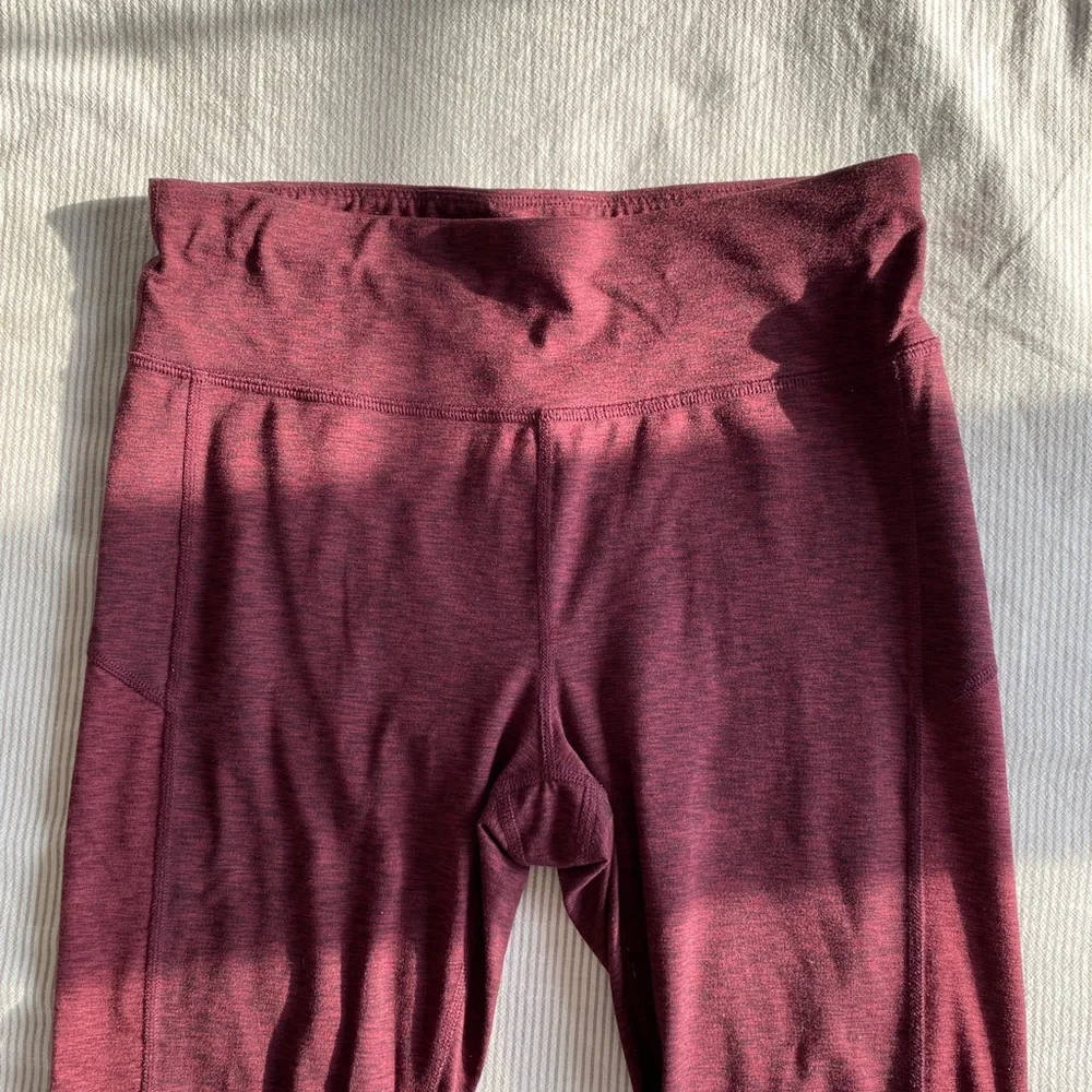 Deep Plum Crop Leggings - Picture 2 of 5